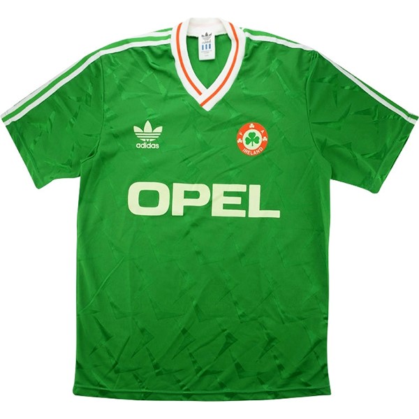 Camiseta Irlanda Replica Primera Ropa Retro 1990 Verde